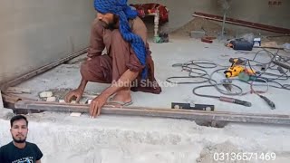 how to install rolling gate  sliding gate installation  gate while  gate design  abdul shakoor [upl. by Ode635]