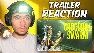 CROCODILE SWARM 2023 Trailer Reaction  Ce Film DE CROCODILE Est Mieux Que BLACK WATER ABYSS [upl. by Hebe]