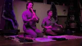 Shakuhachi FluteampHang Drum Live Concert  BAmbooWay [upl. by Alilak]