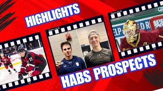 Habs Prospects Performance Friday Night [upl. by Janaye]