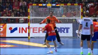 Handball WM Viertelfinale Deutschland vs Spanien 12 [upl. by Llerod]