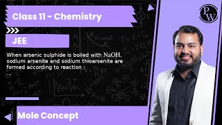 When arsenic sulphide is boiled with NaOH sodium arsenite and sodium thioarsenite are formed acc [upl. by Velda681]