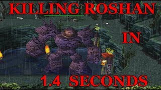 DOTA 1  How To KILL ROSHAN 1v1 in 14 Seconds [upl. by Madel338]