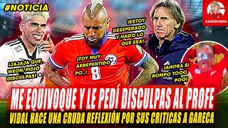 ARTURO VIDAL pide PERDON a GARECA en CONFERENCIA DE PRENSA y DICE que ES EL MEJOR DT DEL MUNDO [upl. by Ruperta26]