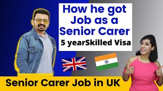 Interview with UK senior carer  Student experience  Eligibility criteria for care staff in UK [upl. by Aubrette]