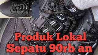 Unboxing sepatu 90rb an beli di Shopee  Larocking [upl. by Irama]