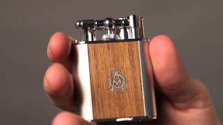 Dunhill Turbo Wood Torch Flame Lighter [upl. by Sutsuj497]