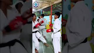 Energetic Kumite training Kumite training karate  karate players karate karateplayer [upl. by Odlawso]