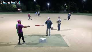 Wednesday Night Softball 10924 Wackers vs Glowcharge [upl. by Bourgeois956]