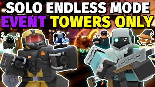 All Event Towers vs Endless Mode How Far Can They Go  Tower Defense X [upl. by Otilopih]