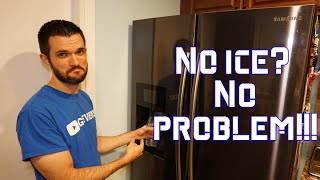 Samsung Ice Maker not making Ice Here is a quick fix video for any sidebyside fridge [upl. by Akiam]