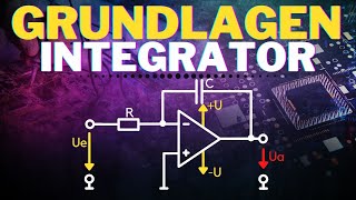 Invertierender Integrator einfach erklärt mit Herleitung  Grundlagen Operationsverstärker OPV10 [upl. by Orola844]