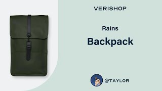 Rains Backpack Review [upl. by Lytsirhc348]