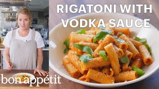 Molly Makes Rigatoni with Vodka Sauce  From the Test Kitchen  Bon Appétit [upl. by Aminta]