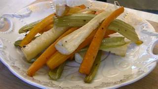 RECIPE HONEY ROASTED VEGETABLES [upl. by Acim]