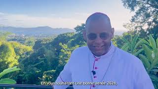 Voeux 2024 Monseigneur David Macaire [upl. by Kotick]