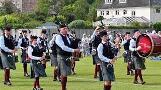 Stockbridge Pipe Band competing in Novice B amp Grade 4B at the 2023 RSPBA Pipe Band Championships [upl. by Mcknight912]