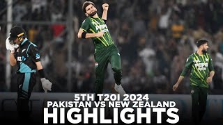 Full Highlights  Shaheens Secures the Series  Pakistan vs New Zealand  5th T20I 2024  M2E1K [upl. by Repmek]