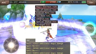 Iruna Online  Wind Enchanter vs Vapawr lvl 399 [upl. by Ahseit]