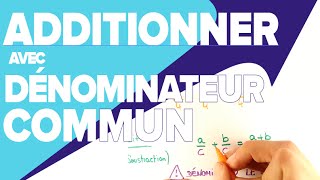 Additionner et Soustraire des Fractions avec Dénominateur Commun  Mathrix [upl. by Cardon]