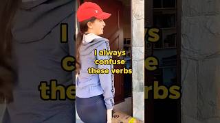 Confusing verbs😳 teacher comedy funny english learnenglish englishtips [upl. by Norby314]