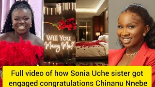 full video of Sonia Uche sister engagement surprise  Congratulations to Uche Nancy and family 💃🎉 [upl. by Kaylee754]