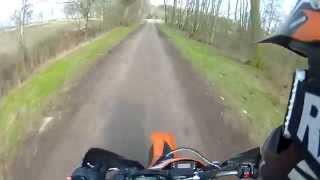 KTM 690 Enduro R 2010 tire test run [upl. by Asilat]