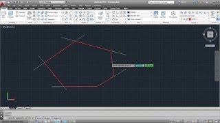 Autocad  Comando Boundary [upl. by Leoj]