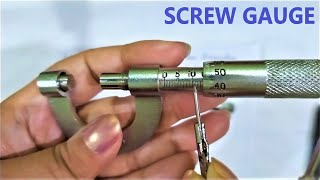 To measure the diameter of a given wire using screw gaugepart1 calculation of least count [upl. by Kubetz]