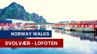 Svolvær Lofoten Islands  Northern Norway Summer Norway Walks 4K [upl. by Arney999]