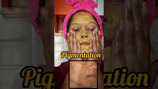 Best home remedy for pigmentation tanning amp dull skin pigmentation treatment at home shorts [upl. by Aitak]