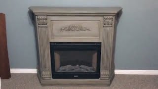 Fireplace  Mantel update with Chalk Paint Tutorial [upl. by Morley25]