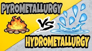 HYDROMETALLURGY amp PYROMETALLURGY  Metallurgy Class 12  JEE NEET Chemistry shorts [upl. by Kcirederf906]