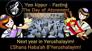 Yom kippur Day of Atonement Long day of fasting  5785 12 October 2024 by JewSong [upl. by Lessur]