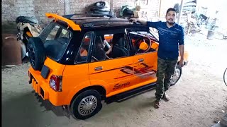 Maruti 800 full restoration modified Wasim Creation 2021 [upl. by Fregger]