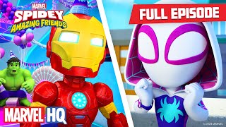 Surprise Party Surprise 🥳  Full Episode  Spidey and His Amazing Friends  disneyjunior MarvelHQ [upl. by Sairacaz]