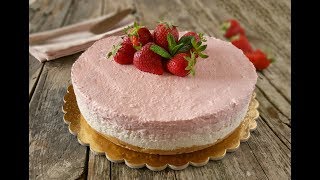 CHEESECAKE PANNA E FRAGOLE [upl. by Shiller]