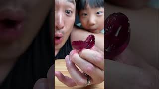 More popping grape jellies This one was coolshortsfeed shortsyoutube [upl. by Ilenay]