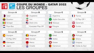 REPLAY  Retrouvez le tirage au sort de la Coupe du monde 2022 • FRANCE 24 [upl. by Ennail]