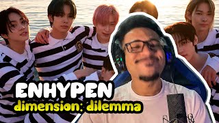 ENHYPEN  “DIMENSION  DILEMMA” Album React PTBR [upl. by Ffirahs315]