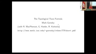 The Topological Trace Formula [upl. by Nada430]