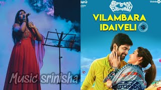 VILAMBARA IDAIVELI by SRINISHA JAYASEELAN tamilsong love trending trendingvideo cover [upl. by Onavlis]