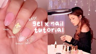 How to Do GelX Nails Like a PRO 💫 nail extensions  beginner nail art [upl. by Tyrus]