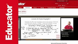 quotTitration pH Equivalence Pointquot  Chemistry with Educatorcom [upl. by Ahsinak]