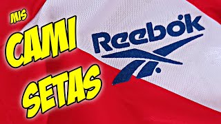 CAMISETAS REEBOK en MI COLECCIÓN de camisetas de fútbol  MARCAS FÚTBOL 4 [upl. by Vincentia]