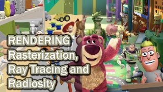 What is Rendering  Rasterization Ray Tracing Radiosity [upl. by Niveg]