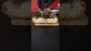 Straccetto panino rucola scottona funghi croccante [upl. by Preiser]