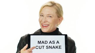 Cate Blanchett Teaches You Australian Slang  Vanity Fair [upl. by Torrance]