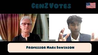 Professor Marc Davidson Ethics and Climate Change  GenZ Votes Interview Ep 07 [upl. by Platon]