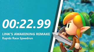 Links Awakening Remake  Rapids Race in 002299 [upl. by Neu]